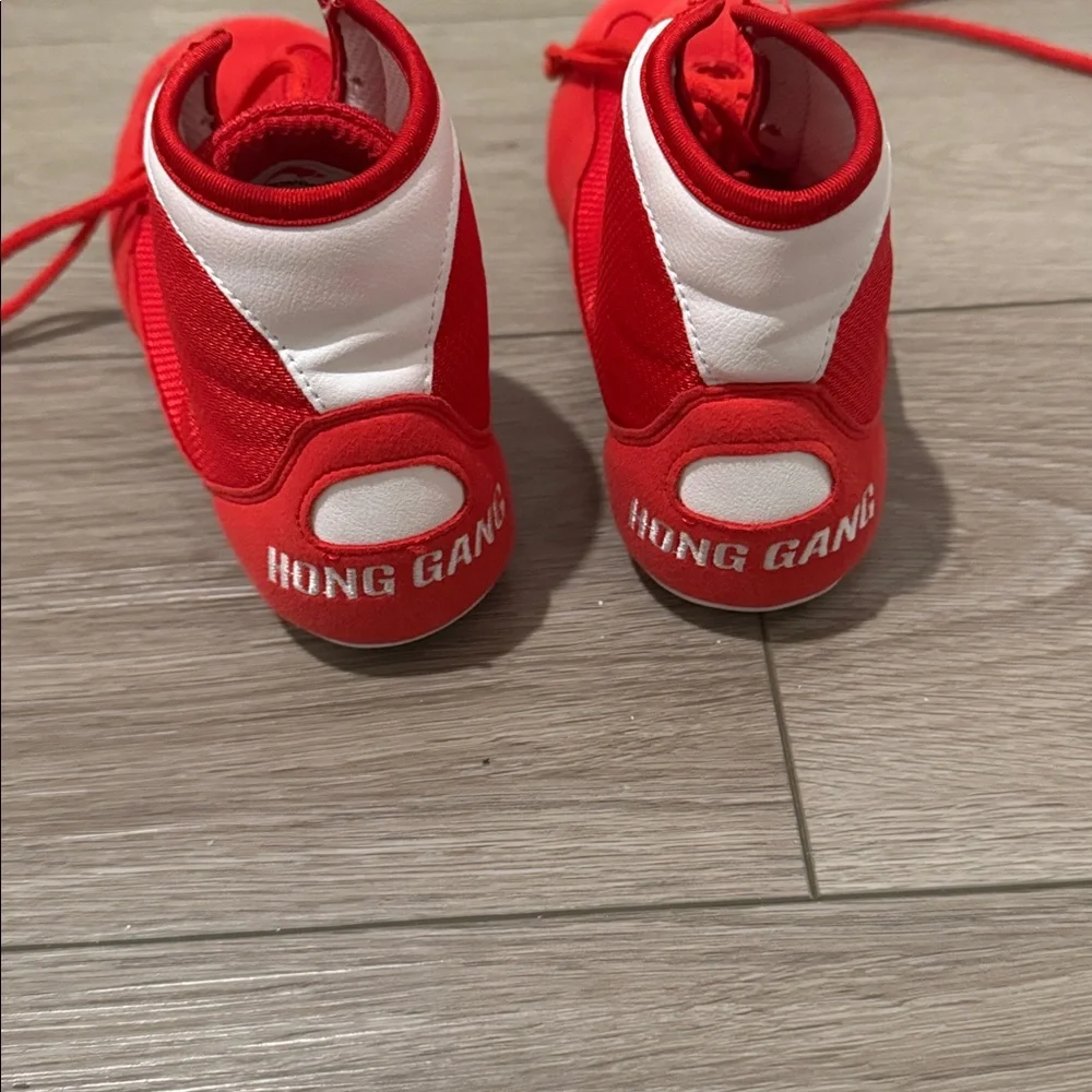 Red Youth Wrestling Shoes - Picture 3 of 3